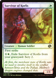 Survivor of Korlis\nThe Brothers' War\nSingle\nMagic The Gathering