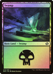 Swamp (#273)\nThe Brothers' War\nSingle\nMagic The Gathering