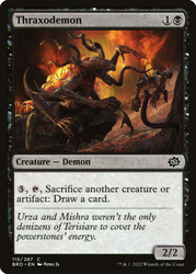 Thraxodemon\nThe Brothers' War\nSingle\nMagic The Gathering