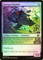 Goring Warplow\nThe Brothers' War\nSingle\nMagic The Gathering