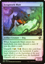 Scrapwork Mutt\nThe Brothers' War\nSingle\nMagic The Gathering