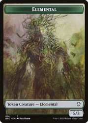 {Elemental Token}\nThe Brothers' War Commander\nSingle\nMagic The Gathering