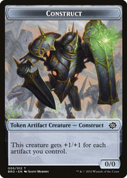 {Construct Token} (*/*) // {Thopter Token} (Colorless)\nThe Brothers' War\nSingle\nMagic The Gathering