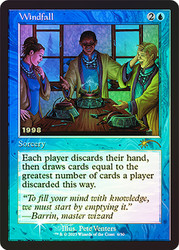 Windfall (30th Anniversary)\nPromo: Date Stamped\nSingle\nMagic The Gathering
