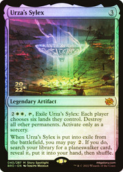 Urza's Sylex (Prerelease) (The Brothers' War)\nPromo: Date Stamped\nSingle\nMagic The Gathering