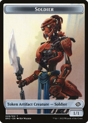 {Soldier Token} (#09)\nThe Brothers' War\nSingle\nMagic The Gathering