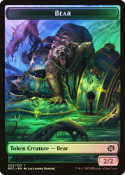 {Bear Token} // {Powerstone Token}\nThe Brothers' War\nSingle\nMagic The Gathering