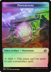 {Powerstone Token} // {Spirit Token}\nThe Brothers' War\nSingle\nMagic The Gathering