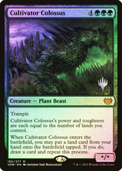 Cultivator Colossus (Promo Pack) (Crimson Vow)\nPromo: Planeswalker Stamped\nSingle\nMagic The Gathering