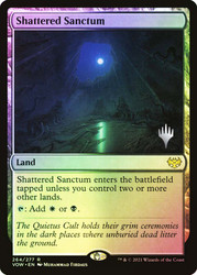 Shattered Sanctum (Promo Pack) (Crimson Vow)\nPromo: Planeswalker Stamped\nSingle\nMagic The Gathering