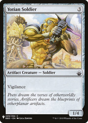 Yotian Soldier\nMystery Booster / The List\nSingle\nMagic The Gathering