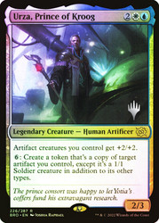 Urza, Prince of Kroog (Promo Pack) (The Brothers' War)\nPromo: Planeswalker Stamped\nSingle\nMagic The Gathering