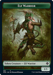 {Elf Warrior Token} // {Soldier Token}\nStarter Commander Decks\nSingle\nMagic The Gathering