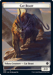 {Cat Beast Token} // {Elf Warrior Token}\nStarter Commander Decks\nSingle\nMagic The Gathering