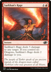Sarkhan's Rage\nJumpstart 2022\nSingle\nMagic The Gathering