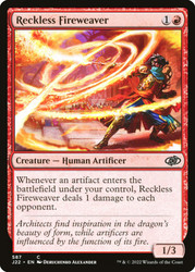 Reckless Fireweaver\nJumpstart 2022\nSingle\nMagic The Gathering
