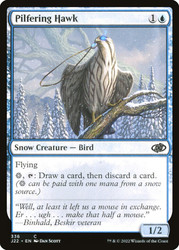 Pilfering Hawk\nJumpstart 2022\nSingle\nMagic The Gathering