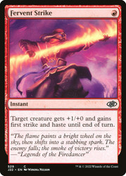 Fervent Strike\nJumpstart 2022\nSingle\nMagic The Gathering