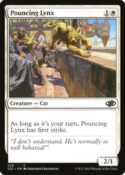 Pouncing Lynx\nJumpstart 2022\nSingle\nMagic The Gathering