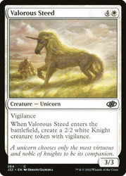Valorous Steed\nJumpstart 2022\nSingle\nMagic The Gathering