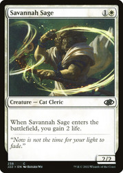 Savannah Sage\nJumpstart 2022\nSingle\nMagic The Gathering