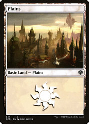 Plains (#334)\nStarter Commander Decks\nSingle\nMagic The Gathering