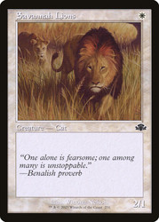 Savannah Lions (Retro Frame)\nDominaria Remastered - Retro Frame\nSingle\nMagic The Gathering