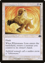 Whitemane Lion (Retro Frame)\nDominaria Remastered - Retro Frame\nSingle\nMagic The Gathering