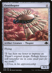Ornithopter\nDominaria Remastered\nSingle\nMagic The Gathering