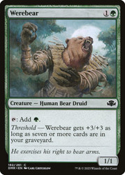 Werebear\nDominaria Remastered\nSingle\nMagic The Gathering