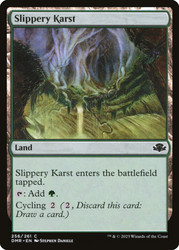 Slippery Karst\nDominaria Remastered\nSingle\nMagic The Gathering
