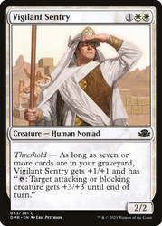 Vigilant Sentry\nDominaria Remastered\nSingle\nMagic The Gathering