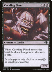 Cackling Fiend\nDominaria Remastered\nSingle\nMagic The Gathering