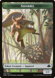 {Squirrel Token}\nDominaria Remastered\nSingle\nMagic The Gathering