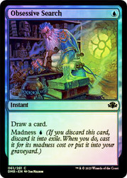 Obsessive Search\nDominaria Remastered\nSingle\nMagic The Gathering