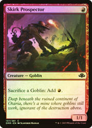 Skirk Prospector\nDominaria Remastered\nSingle\nMagic The Gathering
