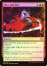 Slice and Dice\nDominaria Remastered\nSingle\nMagic The Gathering