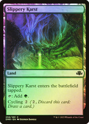 Slippery Karst\nDominaria Remastered\nSingle\nMagic The Gathering