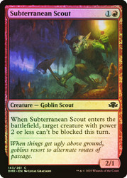 Subterranean Scout\nDominaria Remastered\nSingle\nMagic The Gathering