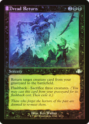 Dread Return (Retro Frame)\nDominaria Remastered - Retro Frame\nSingle\nMagic The Gathering