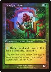 Fa'adiyah Seer (Retro Frame)\nDominaria Remastered - Retro Frame\nSingle\nMagic The Gathering