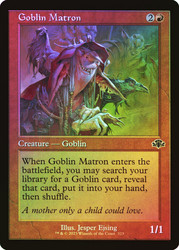 Goblin Matron (Retro Frame)\nDominaria Remastered - Retro Frame\nSingle\nMagic The Gathering