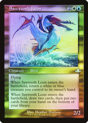 Sawtooth Loon (Retro Frame)\nDominaria Remastered - Retro Frame\nSingle\nMagic The Gathering