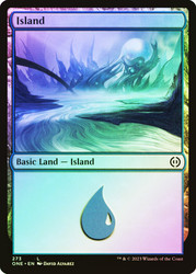 Island (#273)\nPhyrexia: All Will Be One\nSingle\nMagic The Gathering