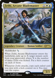 Zethi, Arcane Blademaster (Secret Lair)\nPromo: General\nSingle\nMagic The Gathering