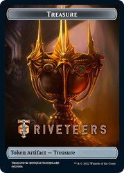 {Treasure Token} (Southeast Asia) (Streets of New Capenna) (#002)\nPromo: General\nSingle\nMagic The Gathering