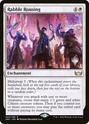Rabble Rousing (Promo Pack) (Streets of New Capenna)
Promo
Single
Magic: The Gathering
