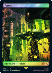 Forest (Secret Lair) (#1092) (Full Art)\nPromo: General\nSingle\nMagic The Gathering
