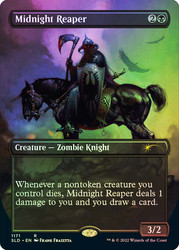 Midnight Reaper (Secret Lair) (Borderless)\nPromo: General\nSingle\nMagic The Gathering