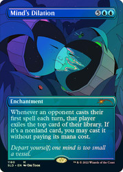 Mind's Dilation (Secret Lair) (Borderless)\nPromo: General\nSingle\nMagic The Gathering